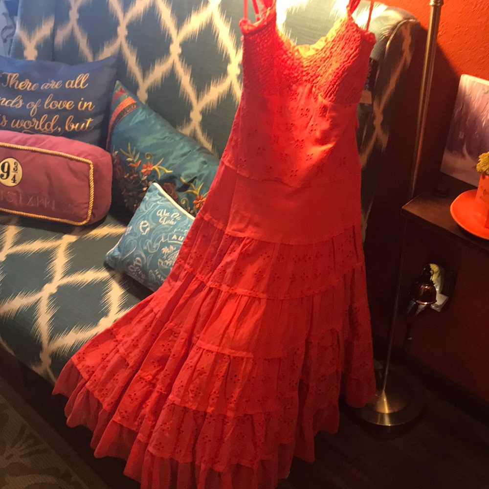 Deep Orange Dress